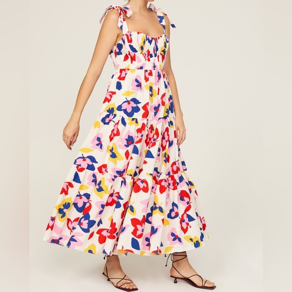 kate spade Dresses & Skirts - Kate Spade • Summer Flowers Tiered Maxi Dress